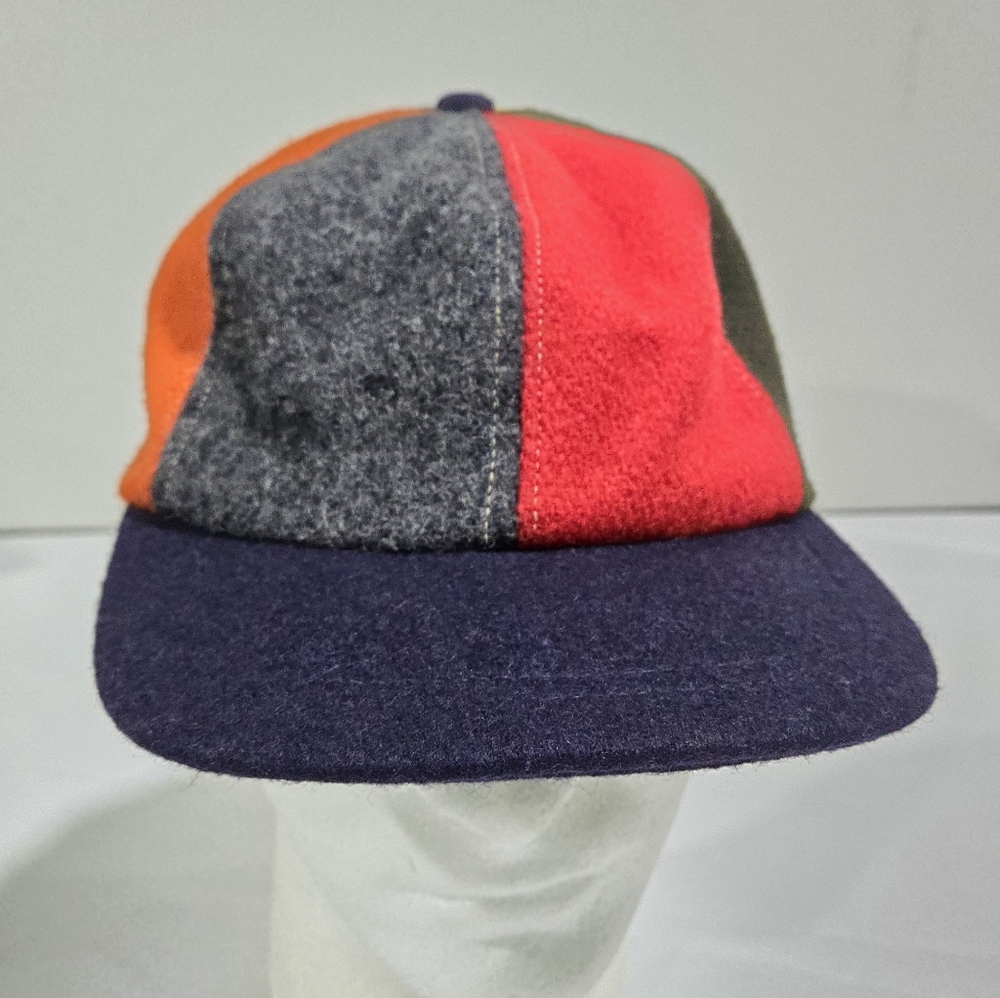 Vtg Multi Color Britches Large Fitted Wool Hat Ca… - image 2